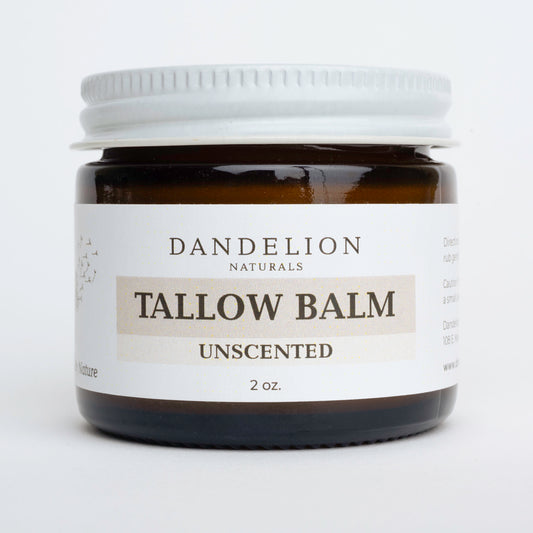 Unscented Tallow Balm with Olive Oil