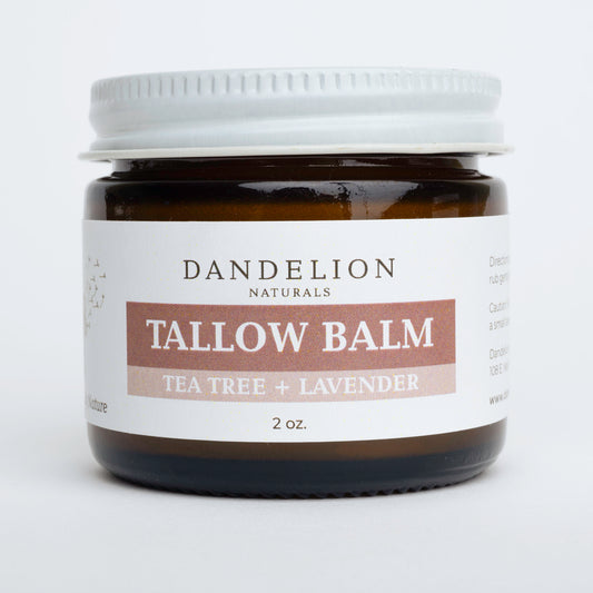 Tea Tree Lavender Tallow Balm with Jojoba Oil