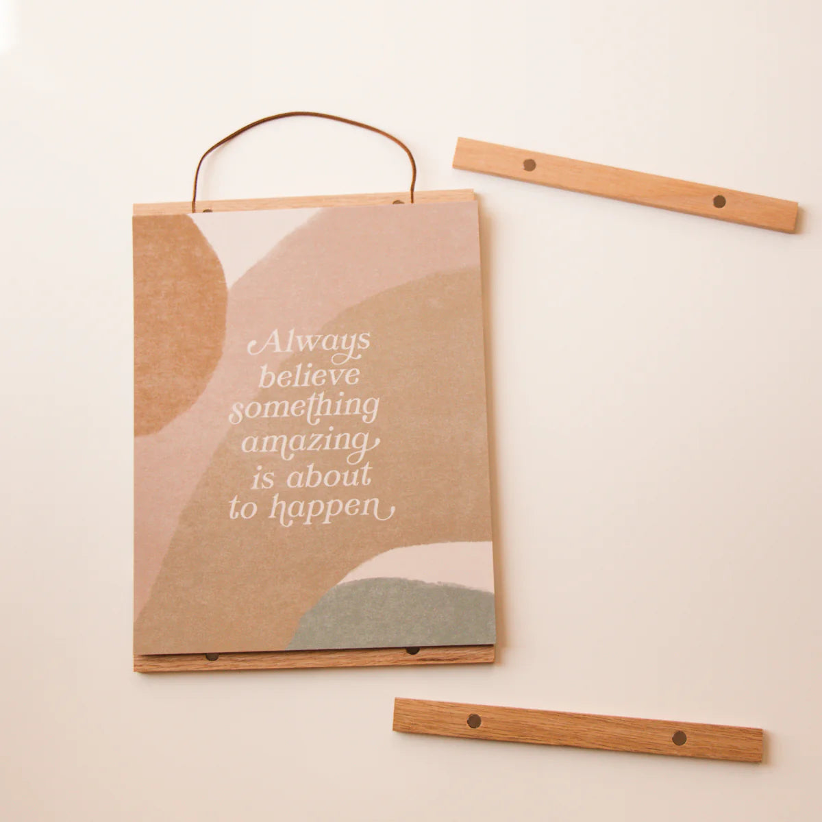 8" Magnetic Wood Print Frame