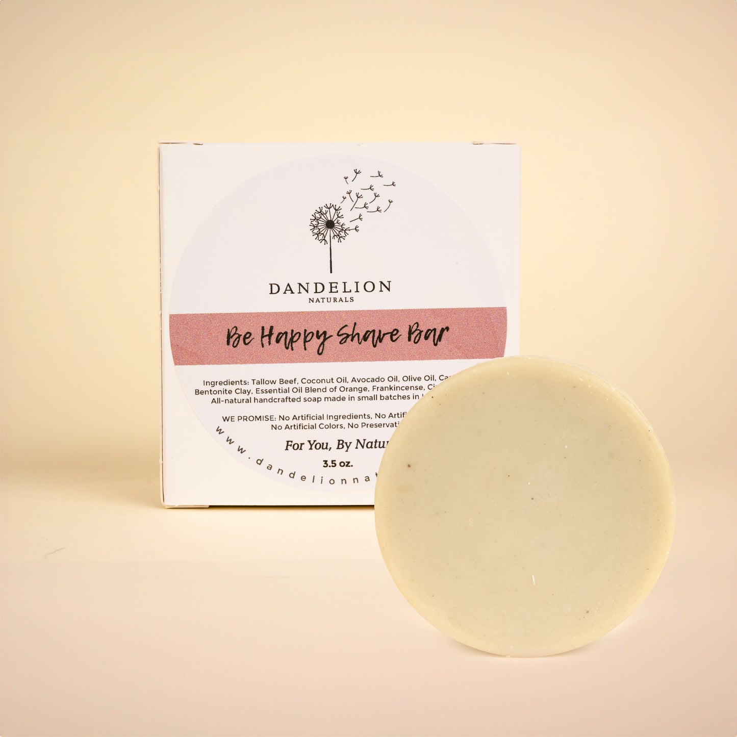 Be Happy Tallow Shave Bar Soap