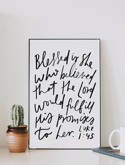 11X17 Blessed is She Banner
