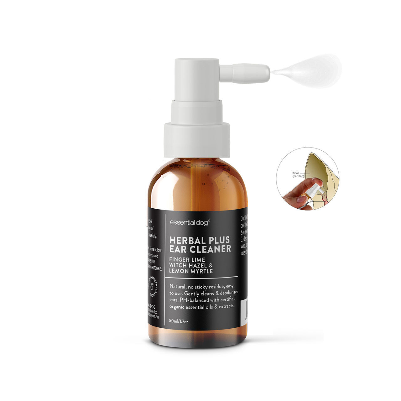 Herbal Ear Cleaner: Witch Hazel, Finger Lime and Lemon Myrtle