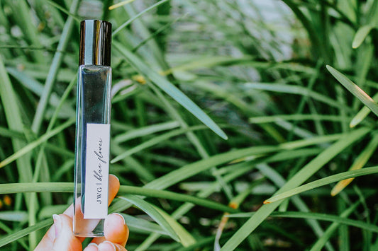 Blue Flower Perfume Roller