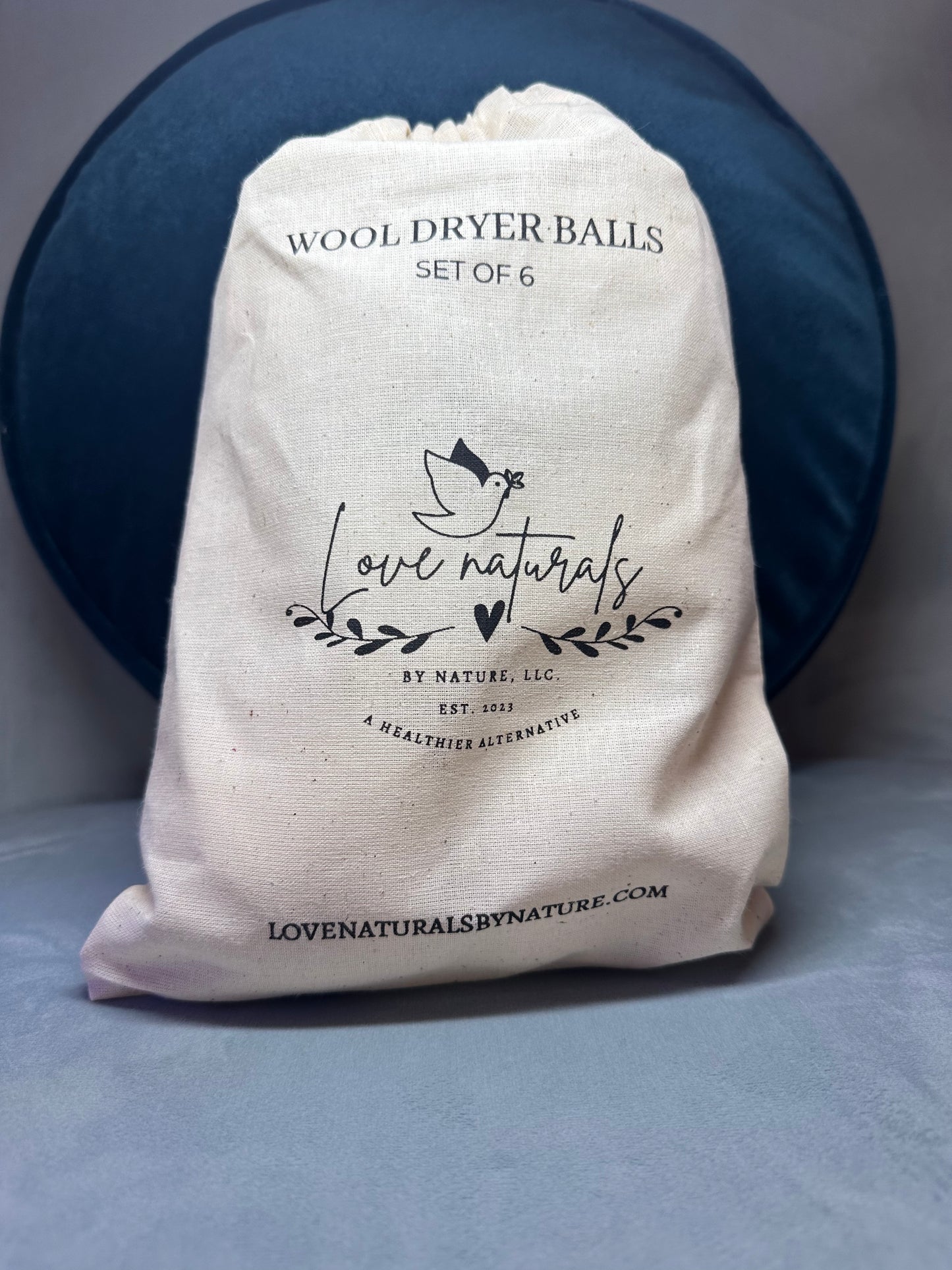 Organic Wool Dryer Balls, Set of 6
