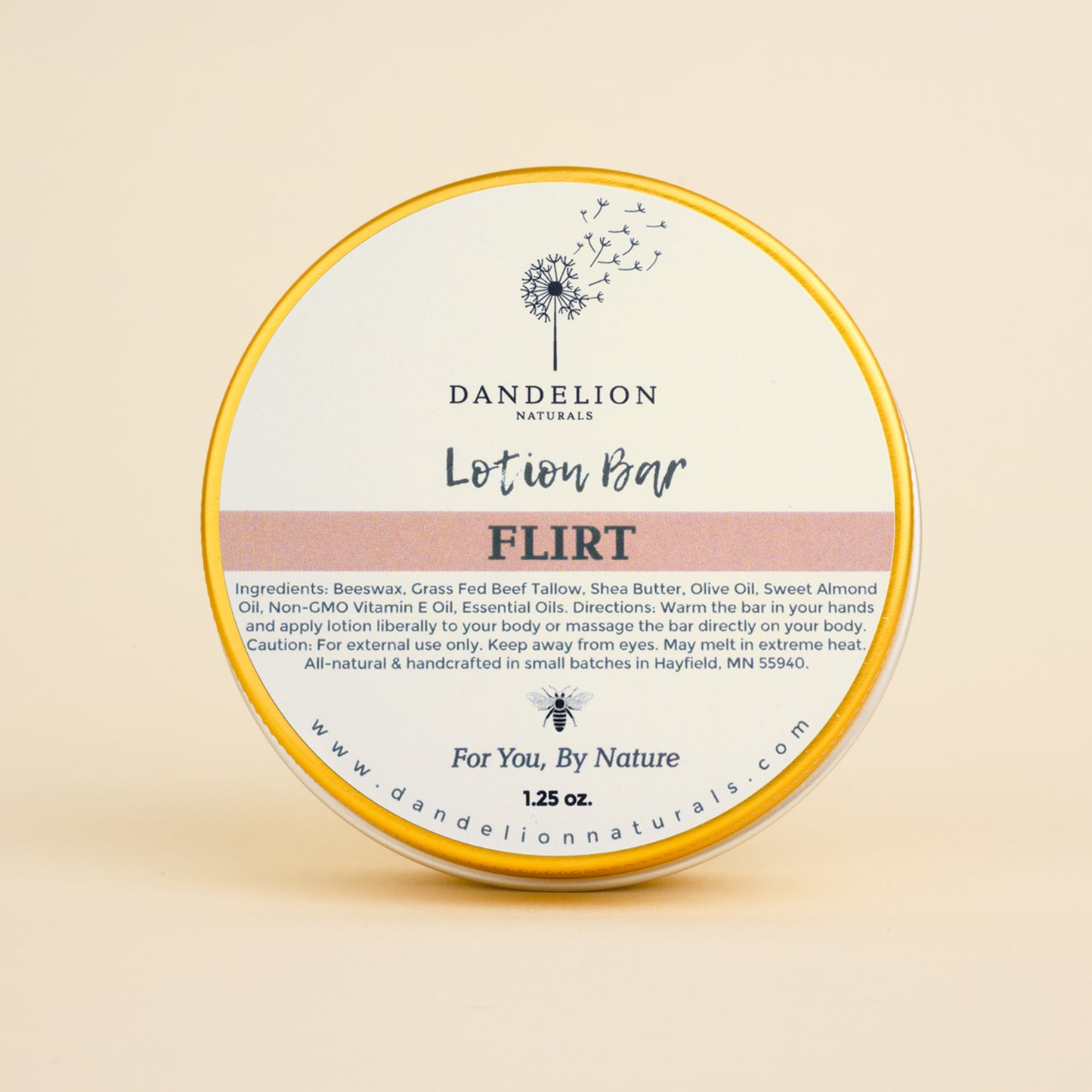 Flirt Lotion Bar with Clary Sage, Geranium & Lavender
