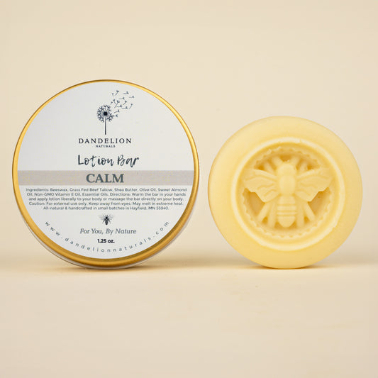 Calm Lotion Bar with Lavender, Rosemary & Spearmint