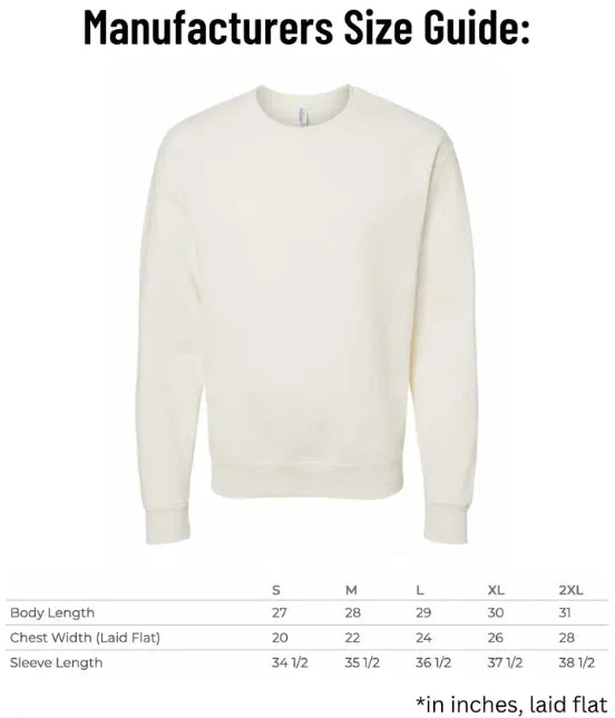 Embroidered Be The Light Sweatshirt