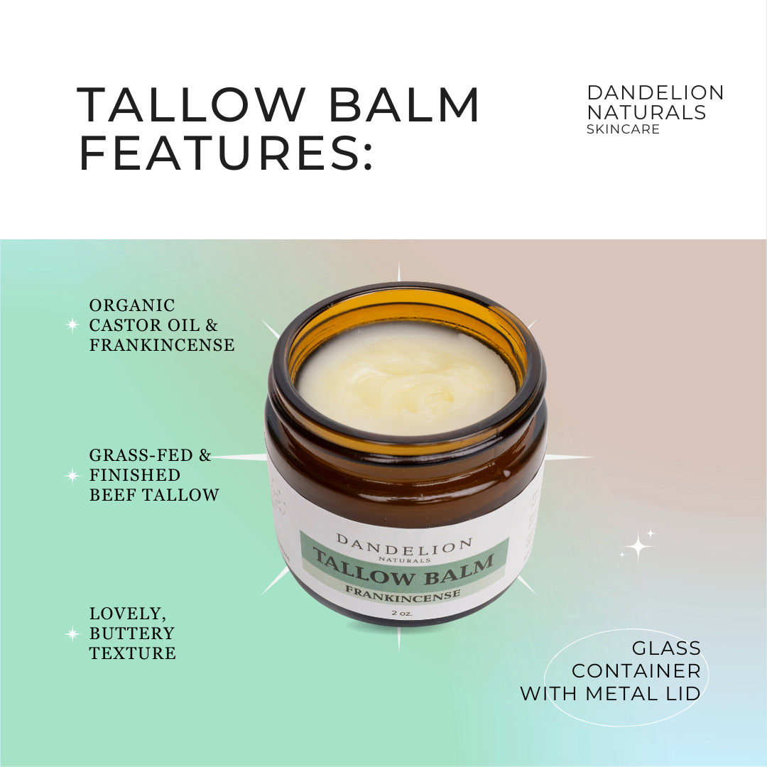 Frankincense Tallow Balm with Castor Oil