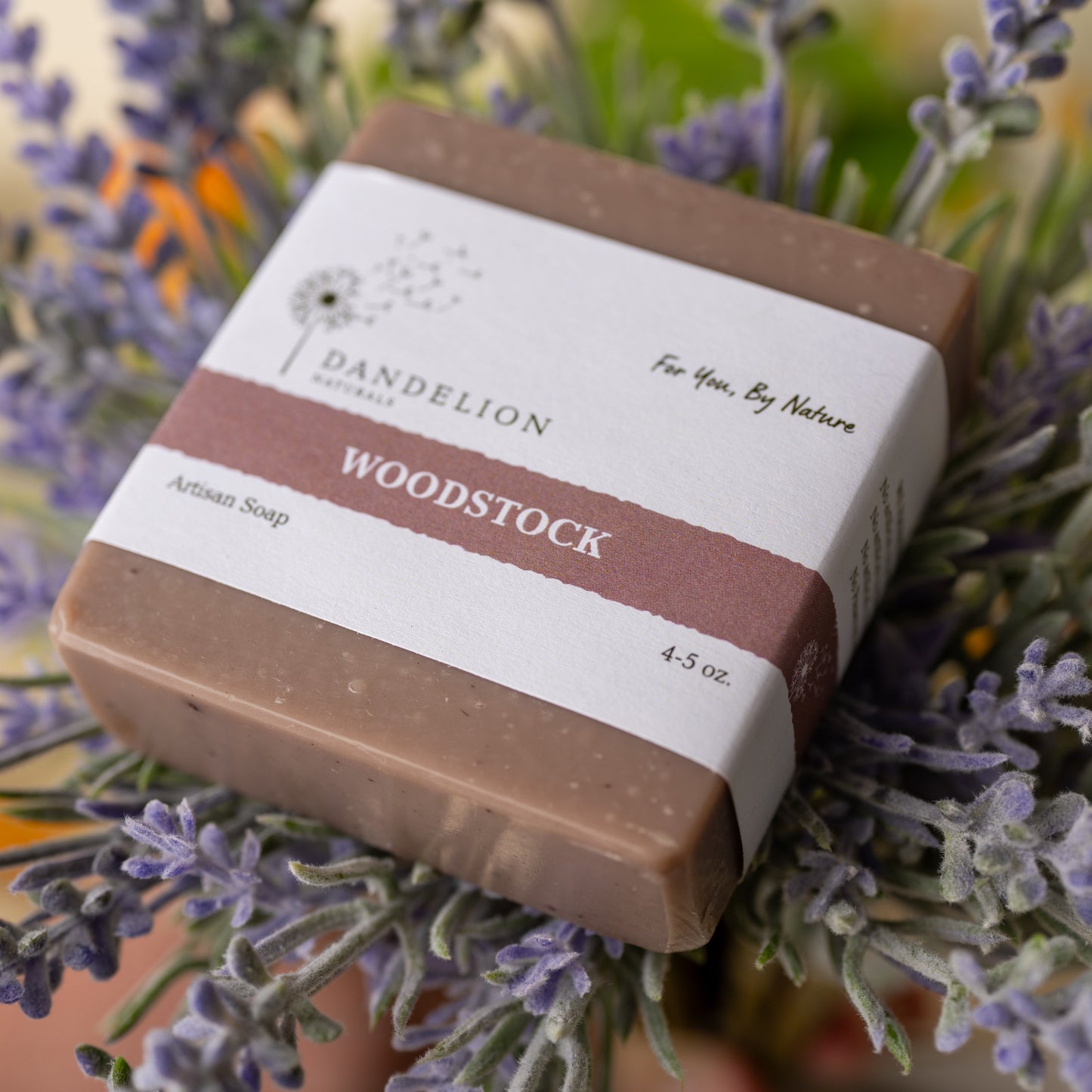 Woodstock Bar Soap with Lavender, Orange, Patchouli