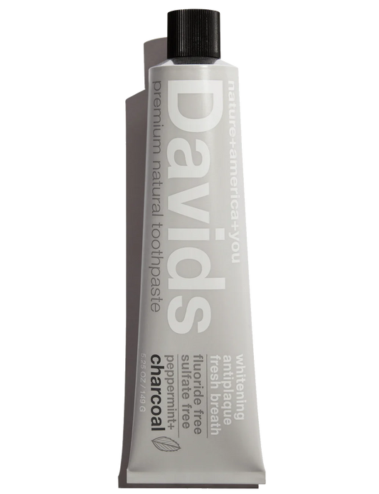 Davids Premium Toothpaste/ Charcoal+Peppermint