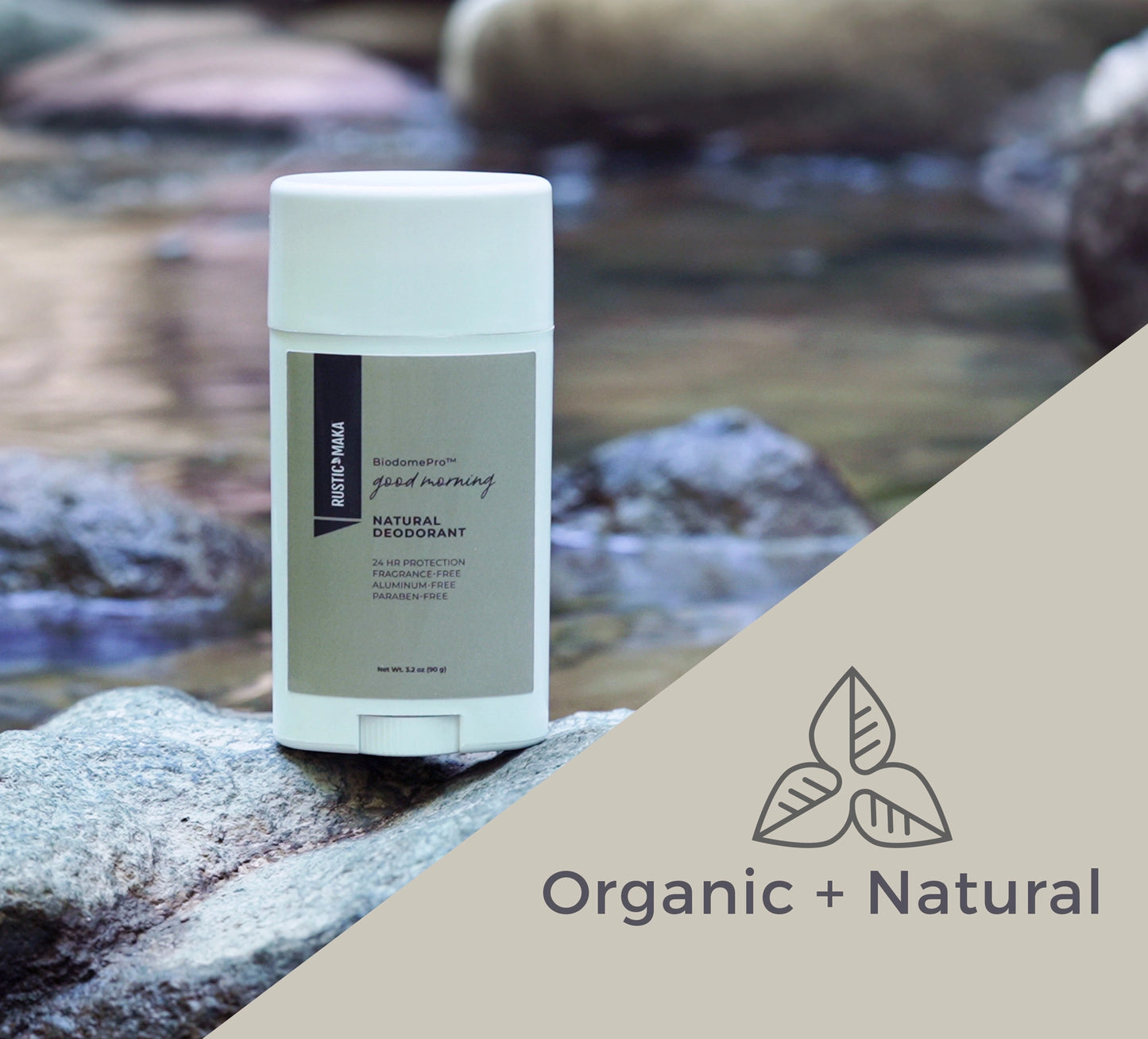 Good Morning Fragrance-Free Natural Deodorant