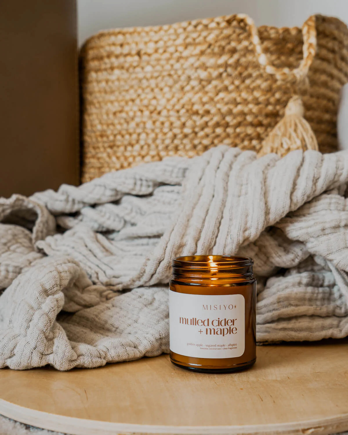 Mulled Cider + Maple Candle