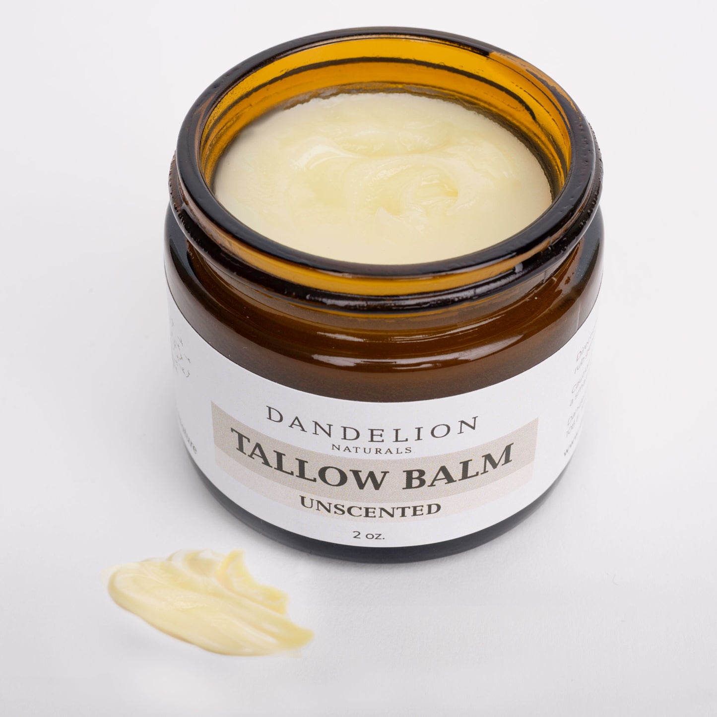 Unscented Tallow Balm with Olive Oil