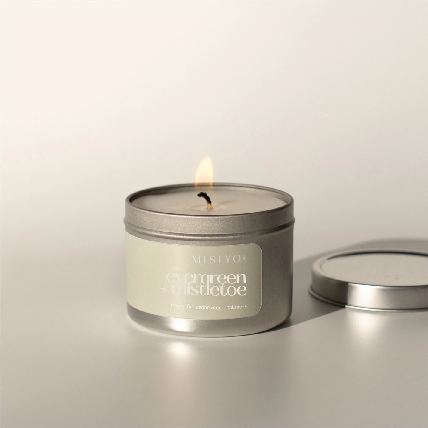 Evergreen + Mistletoe Candle