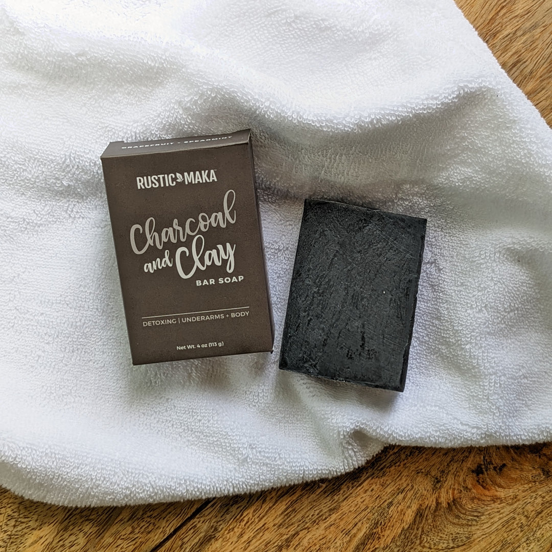Charcoal + Clay Bar Soap | Detoxing