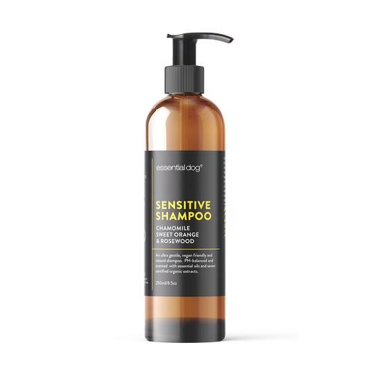 Sensitive Dog Shampoo: Chamomile, Sweet Orange & Rosewood