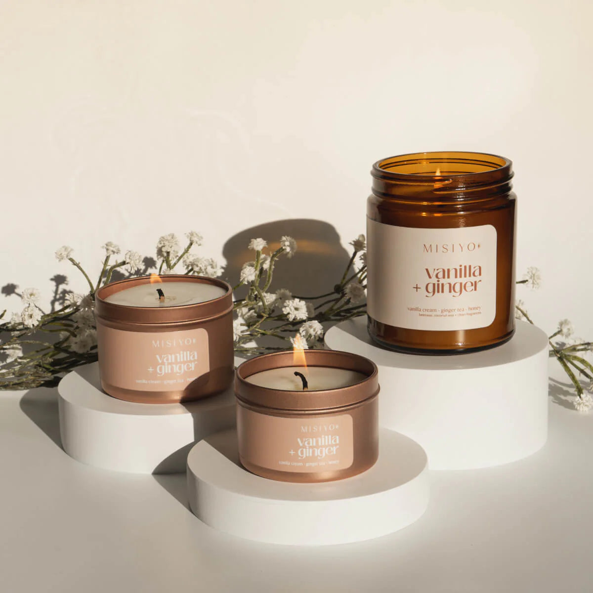 Vanilla + Ginger Candle