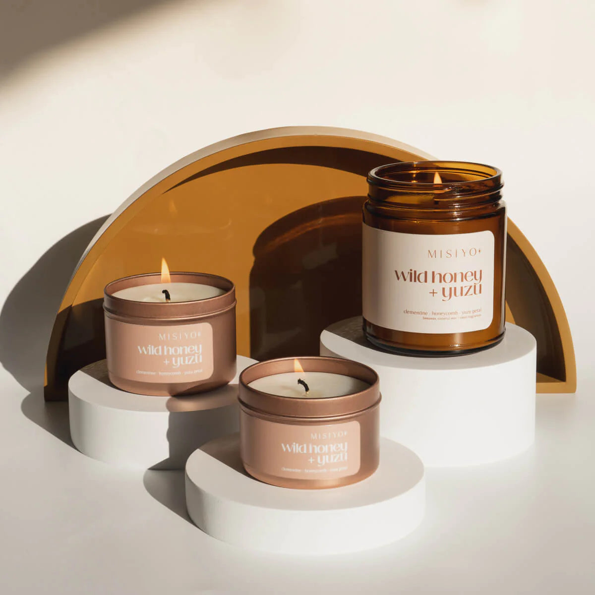 Wild Honey + Yuzu Candle