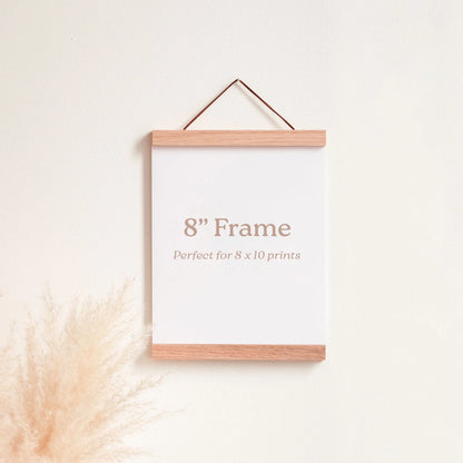 8" Magnetic Wood Print Frame