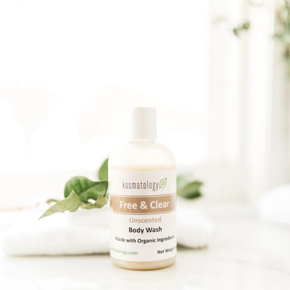 Free & Clear (Unscented) Body Wash | Organic - 8 oz