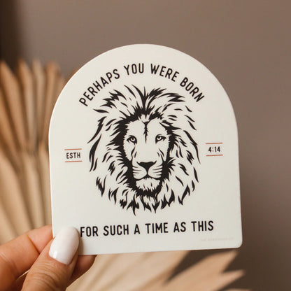 For Such a Time as This Esther Lion Sticker