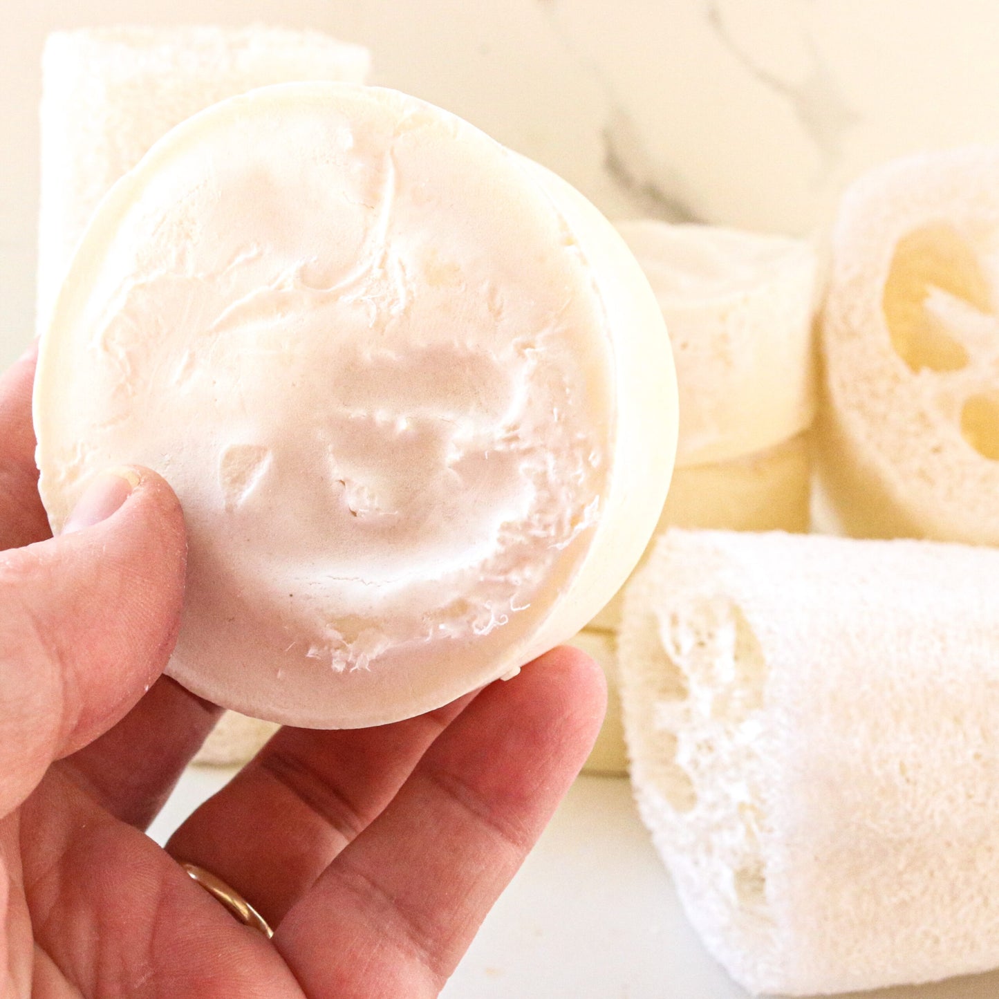 Citrus Mint Tallow Loofah Bar Soap