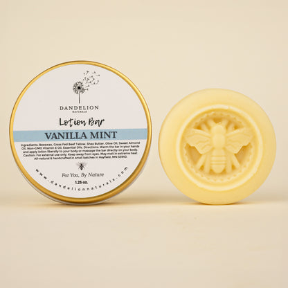 Vanilla Mint Lotion Bar