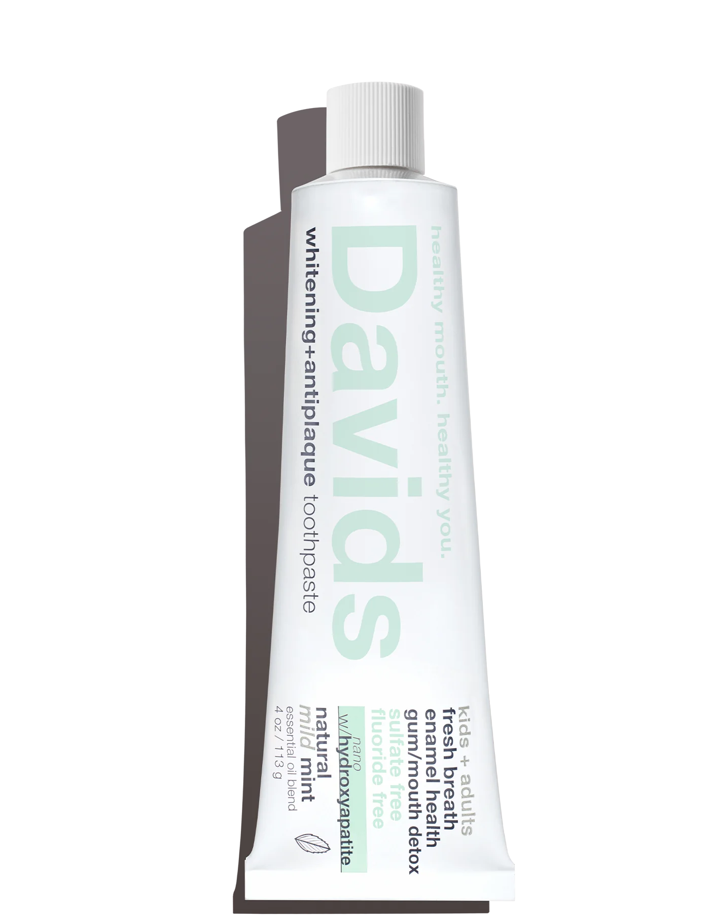 Davids Hydroxi™ kids + adults nano-hydroxyapatite premium toothpaste / mild mint