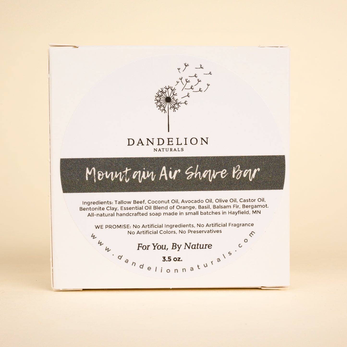 Mountain Air Tallow Shave Bar Soap