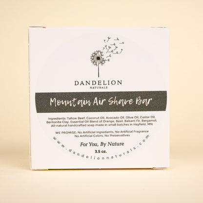 Mountain Air Tallow Shave Bar Soap