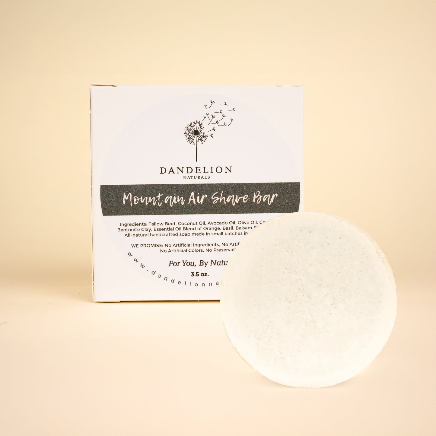 Mountain Air Tallow Shave Bar Soap