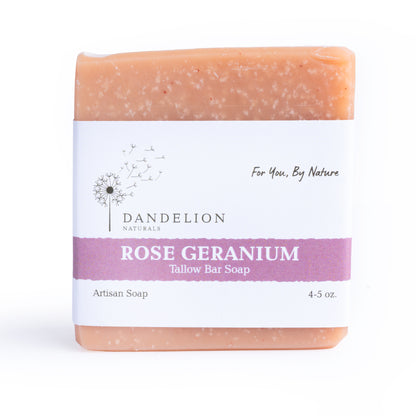 Rose Geranium Tallow Bar Soap