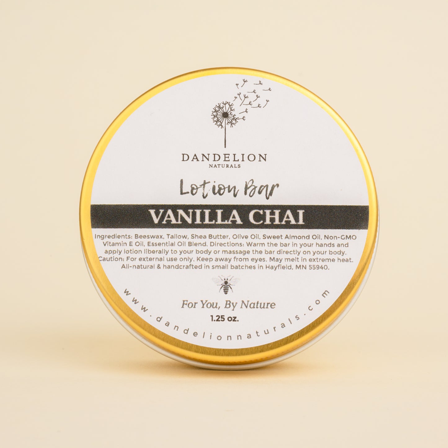 Vanilla Chai Lotion Bar