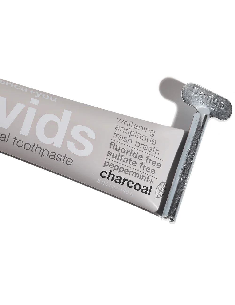 Davids Premium Toothpaste/ Charcoal+Peppermint