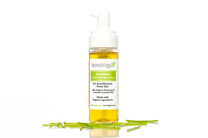 Lemongrass Foaming Facial Wash For Acne | Organic - 6 oz