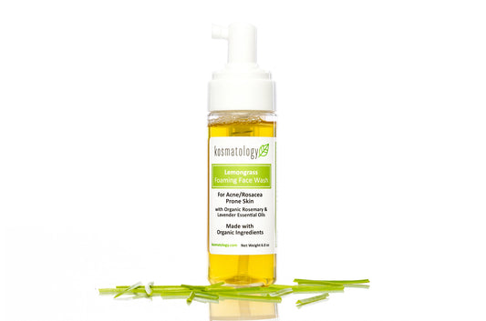 Lemongrass Foaming Facial Wash For Acne | Organic - 6 oz