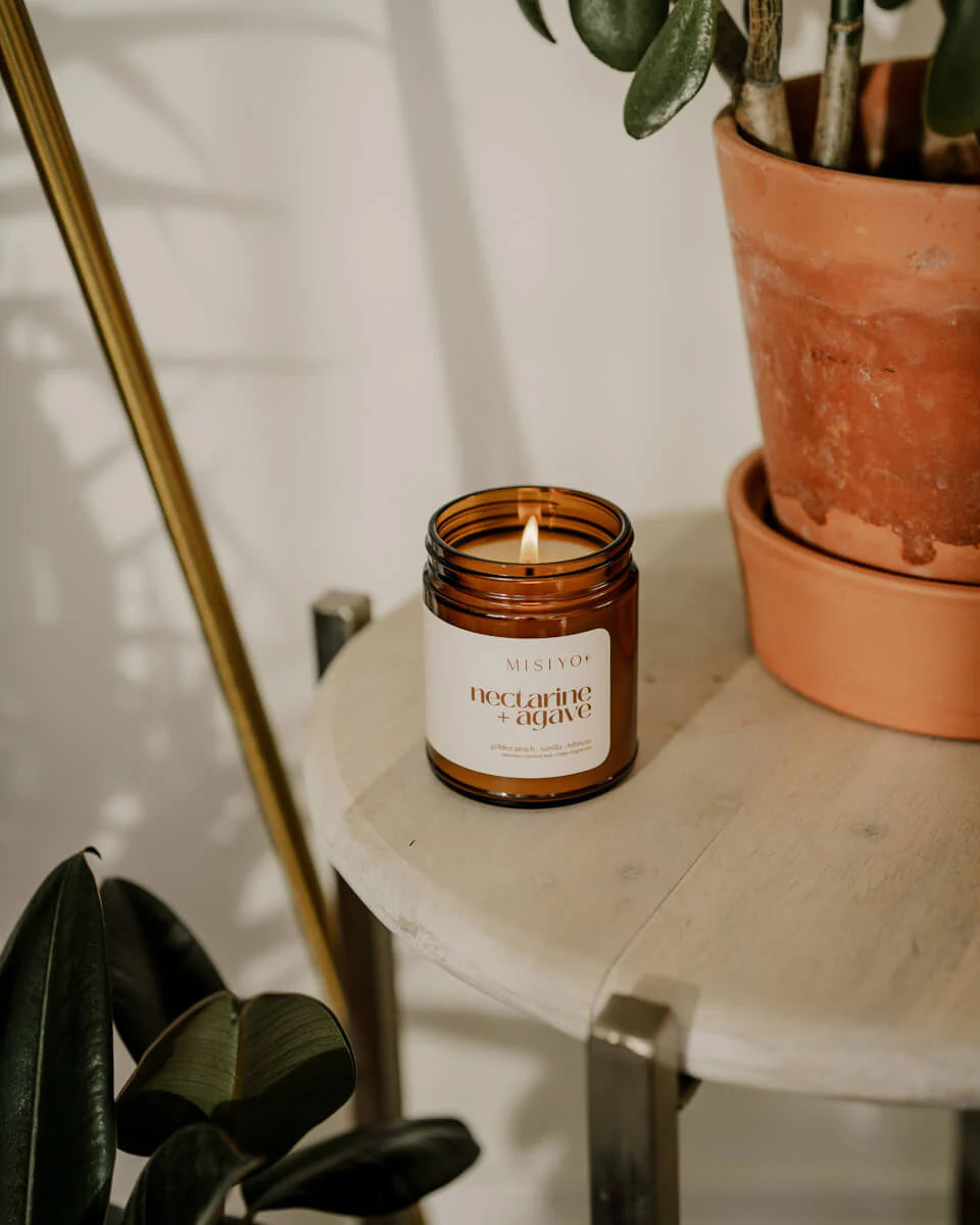 Nectarine + Agave Candle