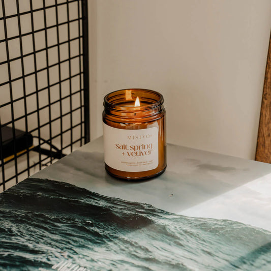 Salt Spring + Vetiver Candle
