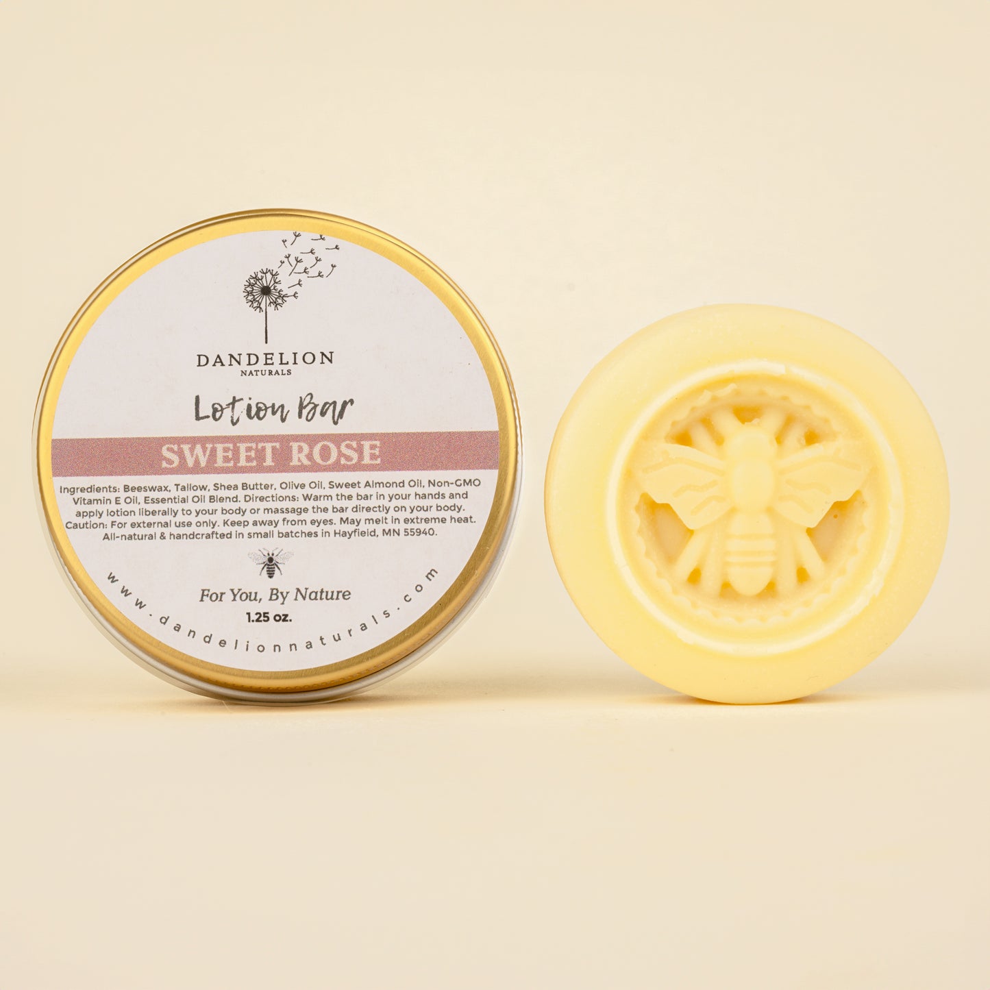 Sweet Rose Lotion Bar