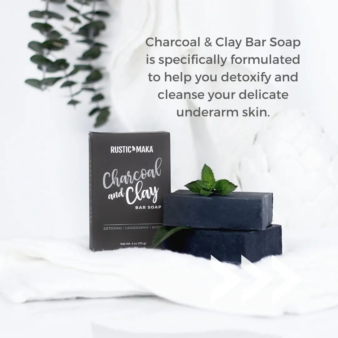 Charcoal + Clay Bar Soap | Detoxing