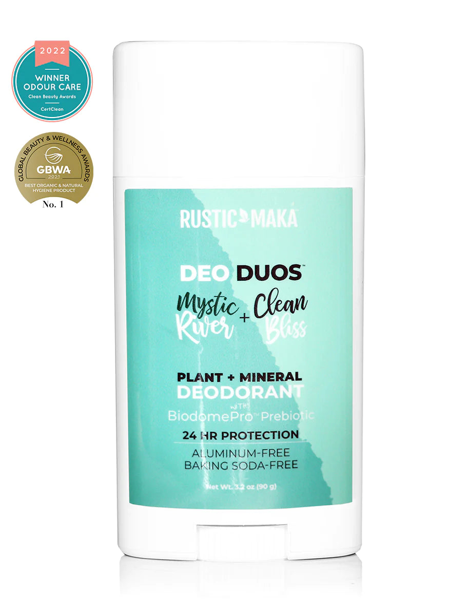 DEO DUOS: MYSTIC RIVER + CLEAN BLISS Natural Deodorant
